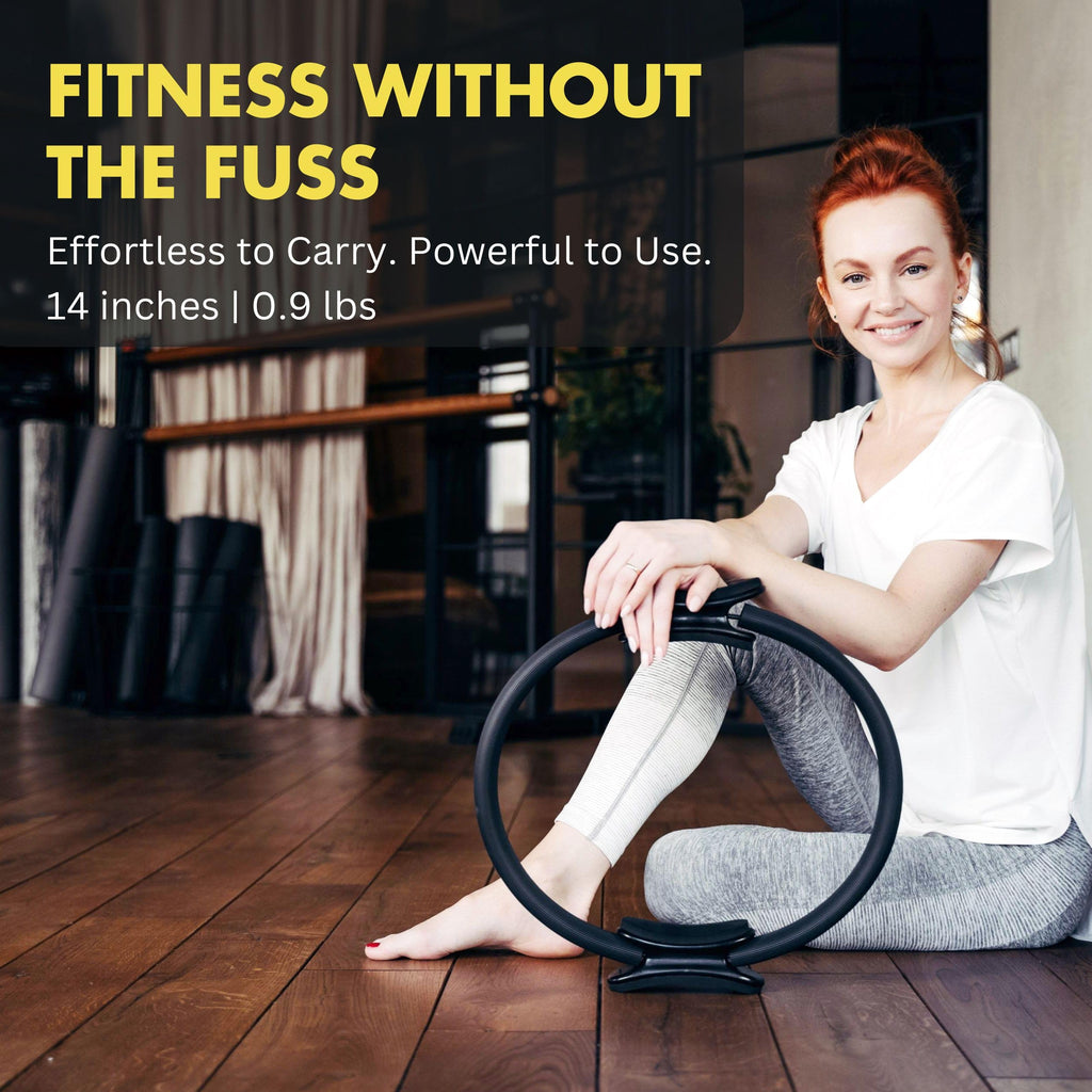 14-Inch Pilates Resistance Ring for Full-Body Training