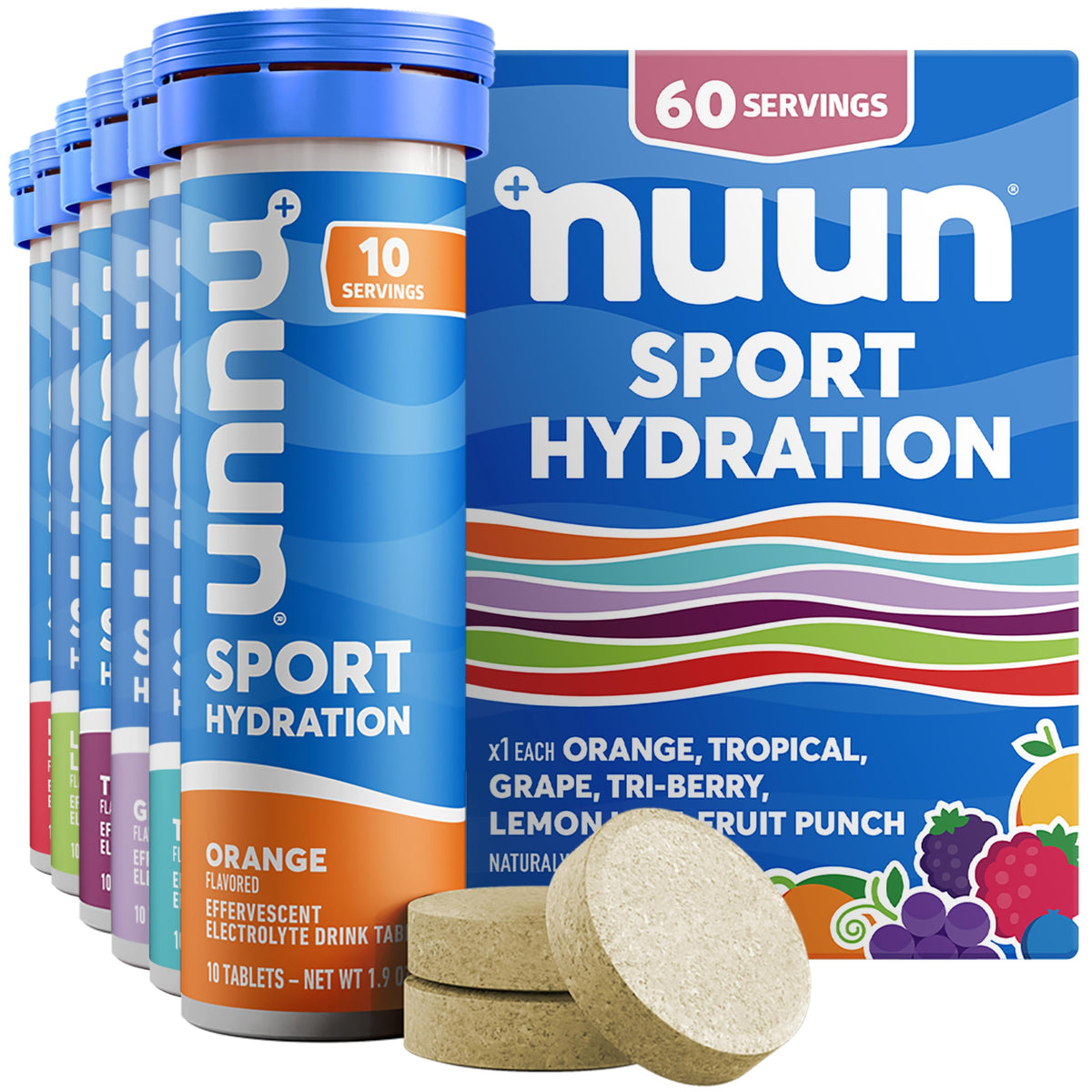 Sport Electrolyte Hydration Tablets with Essential Minerals