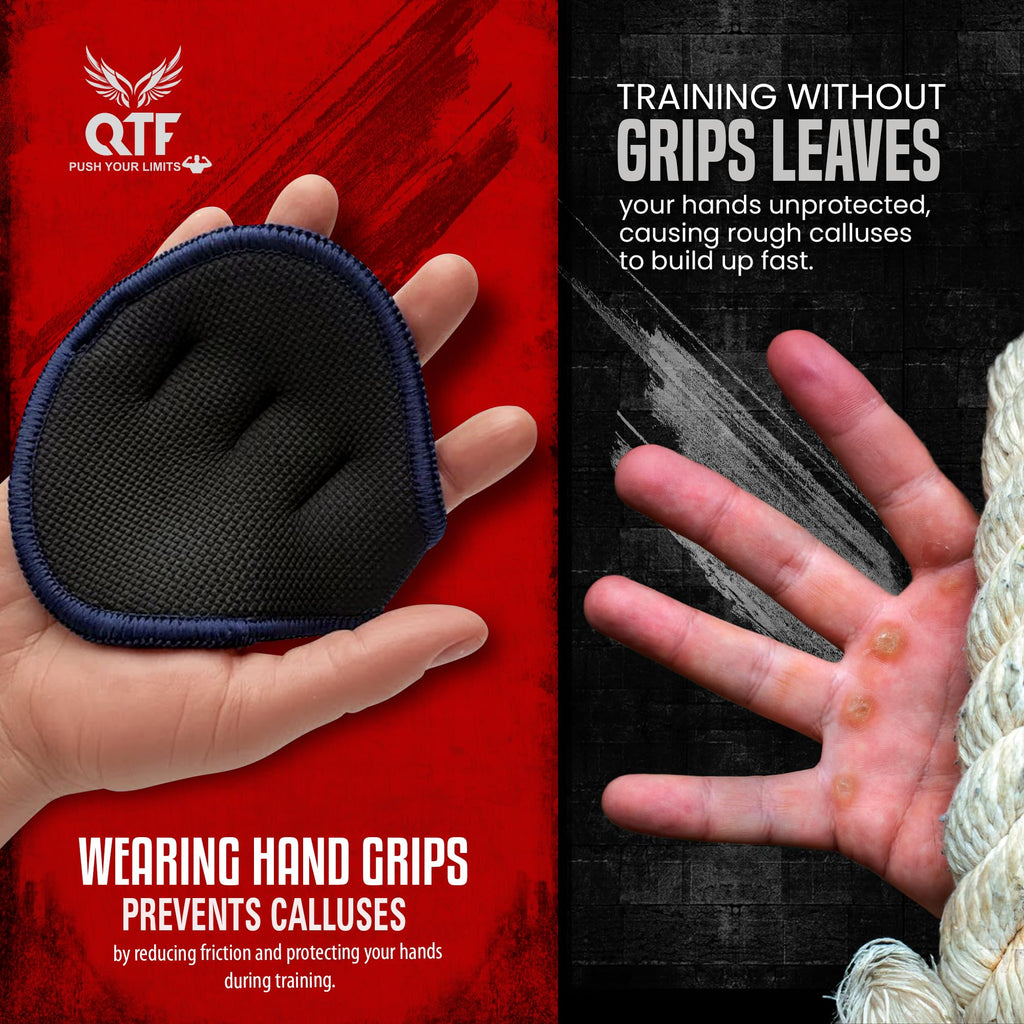 Neoprene Weightlifting Grip Pads & Palm Protectors for Training