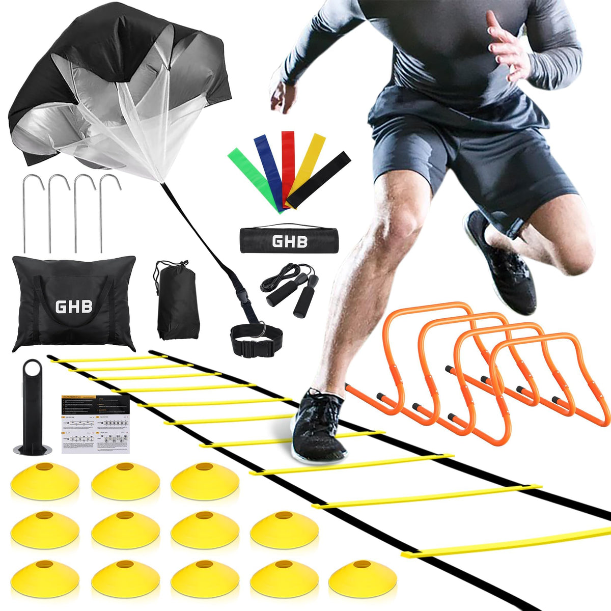 Agility Speed Ladder Set for Football & Athletic Training