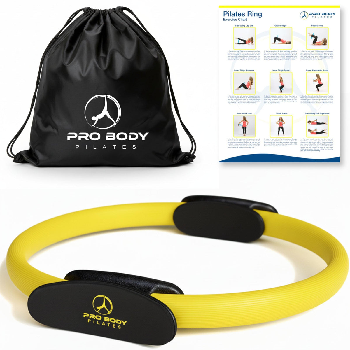 14-Inch Pilates Resistance Ring for Full-Body Training