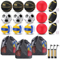 18-Piece Multi-Sport Ball Set for Training & Recreation