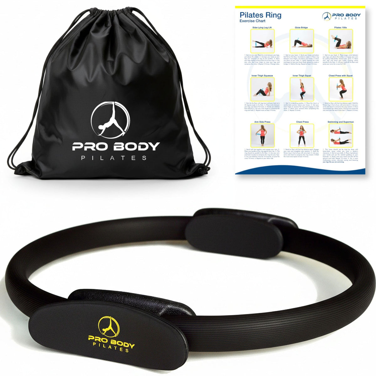 14-Inch Pilates Resistance Ring for Full-Body Training