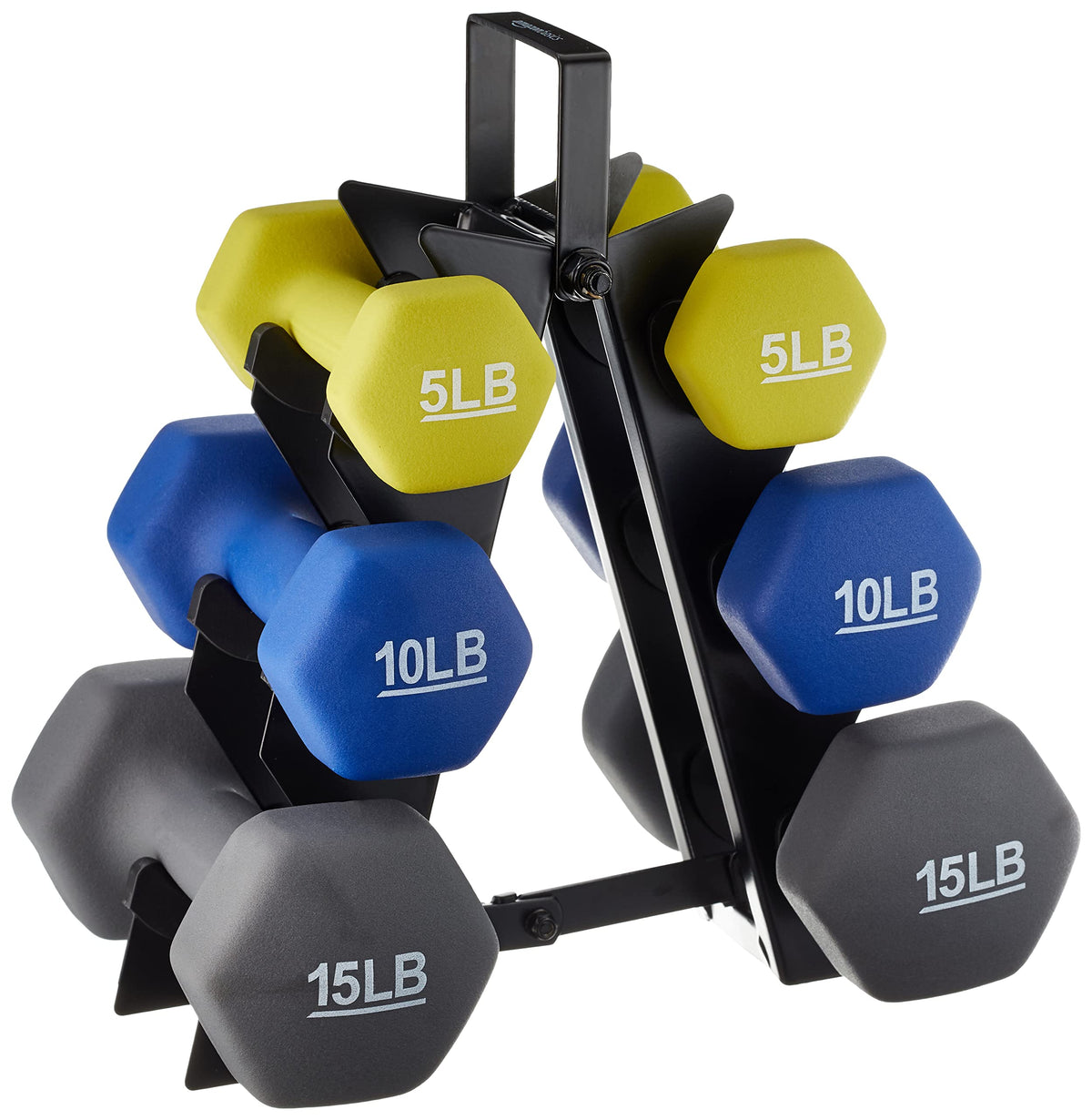 Neoprene Dumbbell Hand Weights for Exercise & Muscle Toning