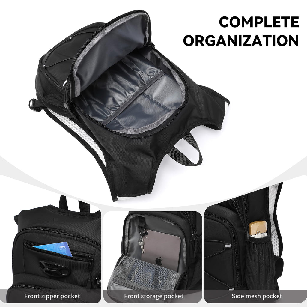 Lightweight Hydration Backpack with 2L or 3L Water Bladder