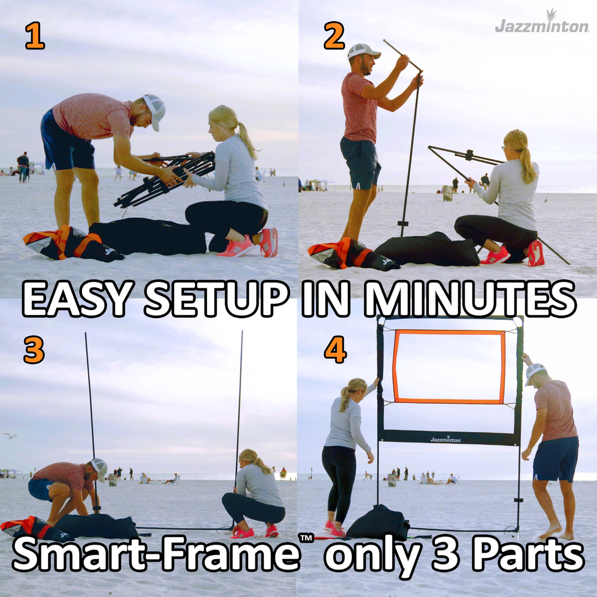 Indoor & Outdoor Paddle Game Set with Net for Family Play