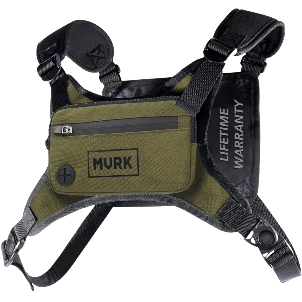 Water-Resistant Running Chest Pack with Reflective Detail