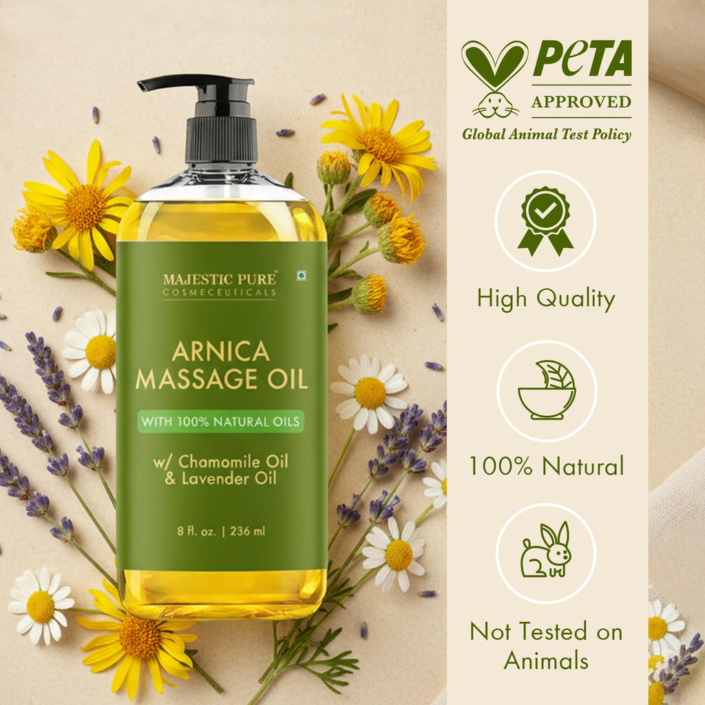Natural Massage Therapy Oil for Relaxation & All Skin Types