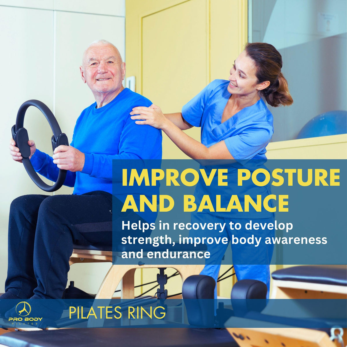 14-Inch Pilates Resistance Ring for Full-Body Training