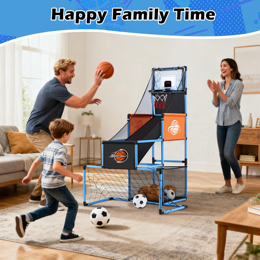 Kids Basketball Arcade Game for Indoor Shooting Practice