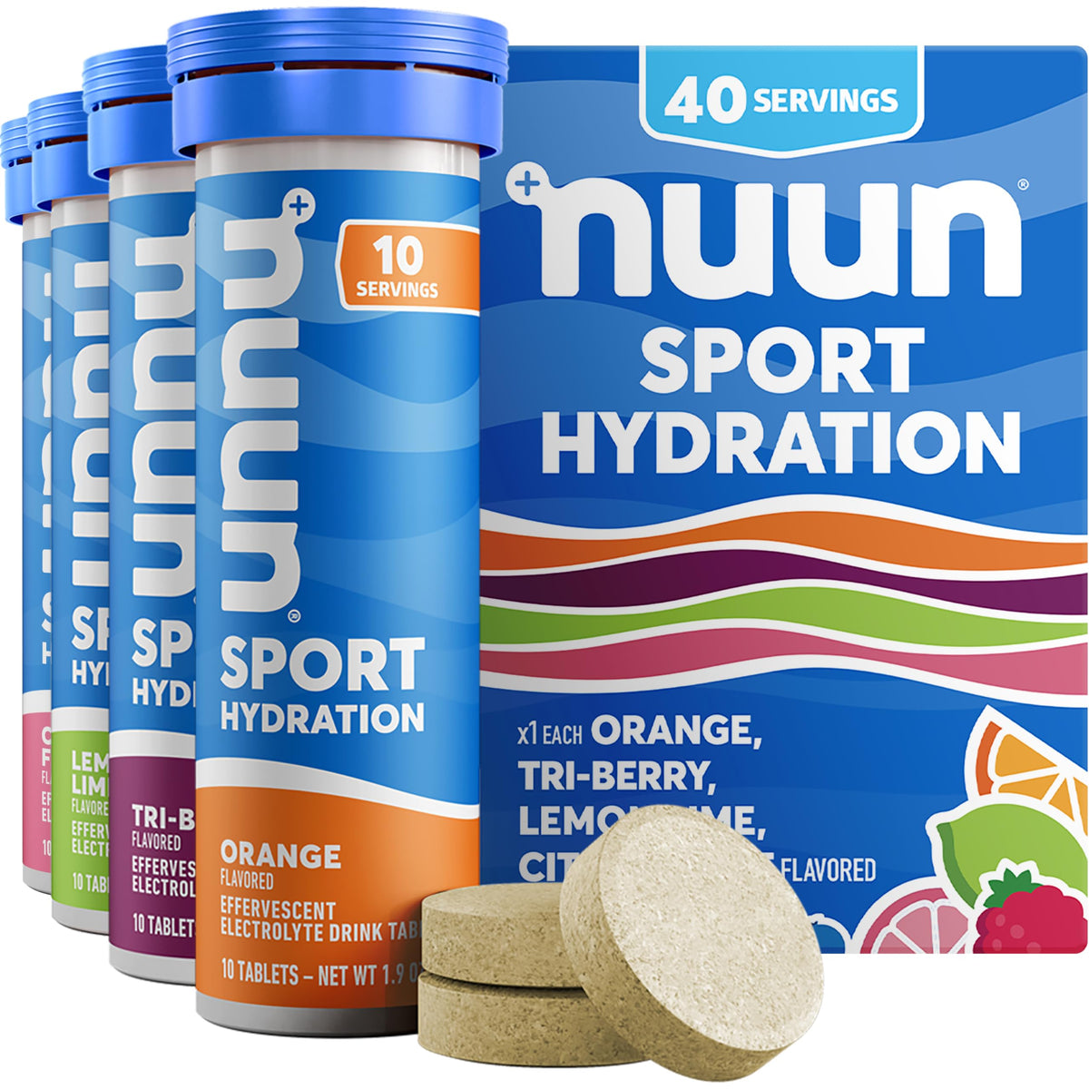 Sport Electrolyte Hydration Tablets with Essential Minerals
