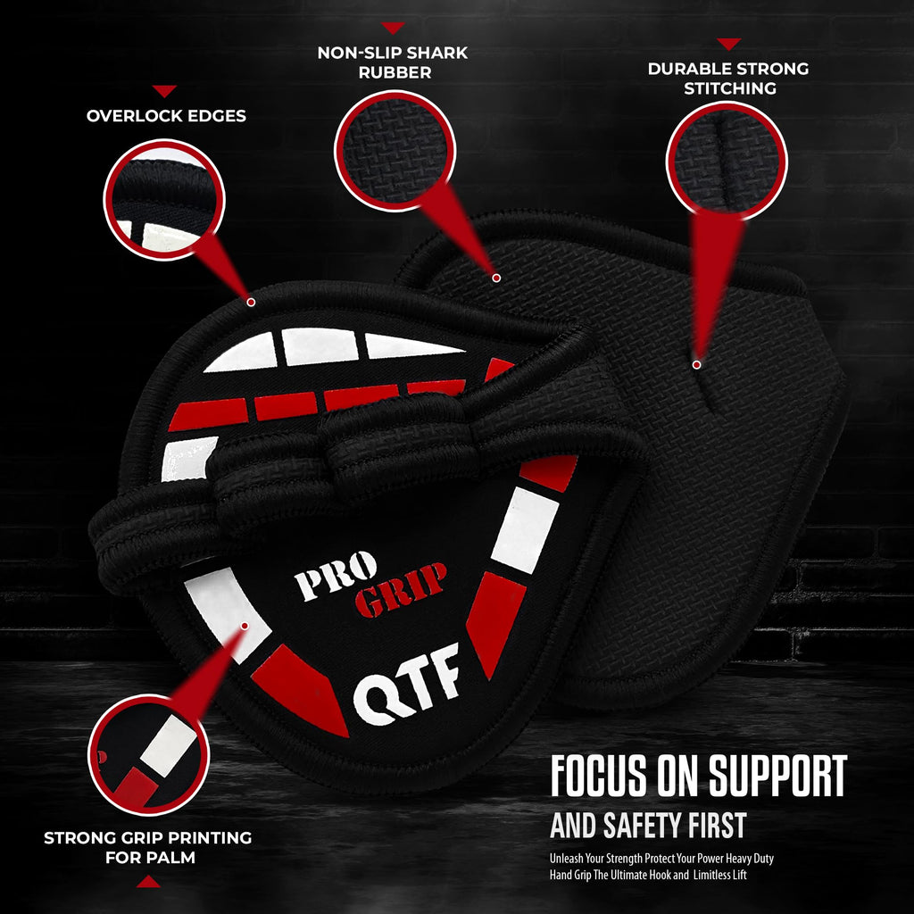 Neoprene Weightlifting Grip Pads & Palm Protectors for Training