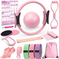 Pilates Ring & Ball Kit for Home, Gym & Travel Workouts