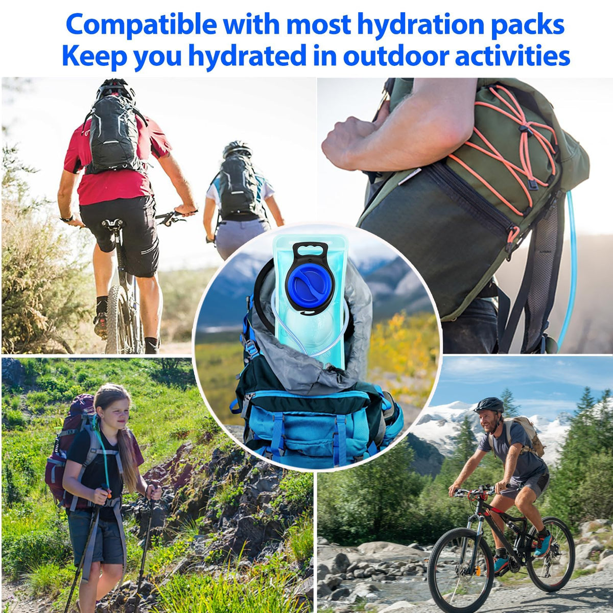 BPA-Free Hydration Bladder Water Reservoir for Outdoor Sports