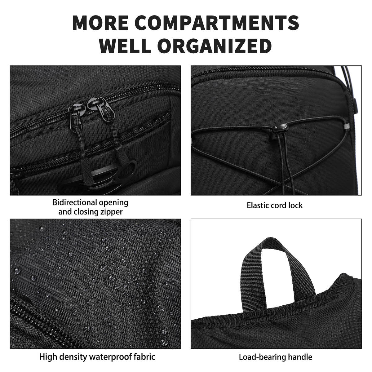 Lightweight Hydration Backpack with 2L or 3L Water Bladder