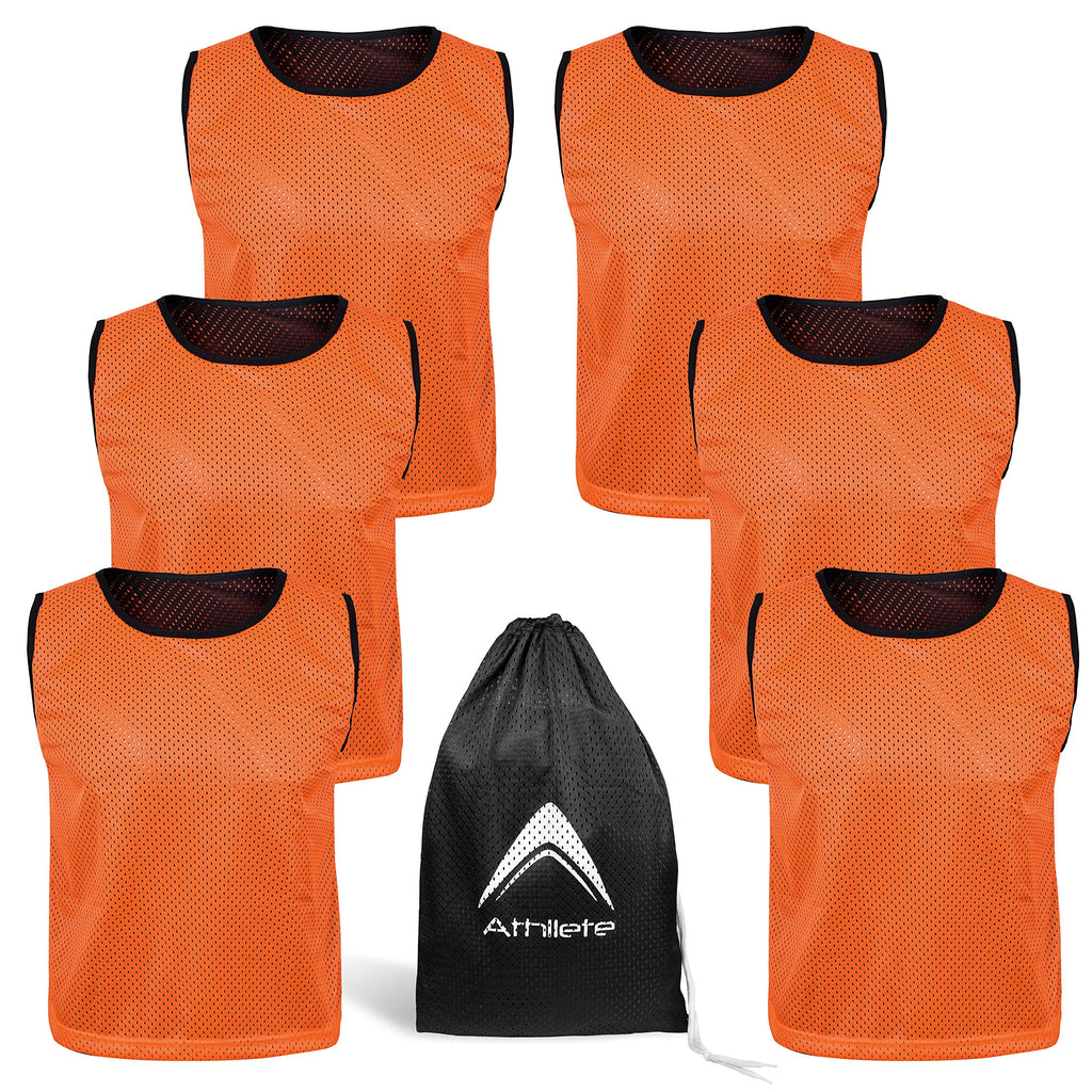 6-Pack Reversible Youth Basketball Practice Jersey Set
