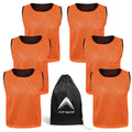 6-Pack Reversible Youth Basketball Practice Jersey Set
