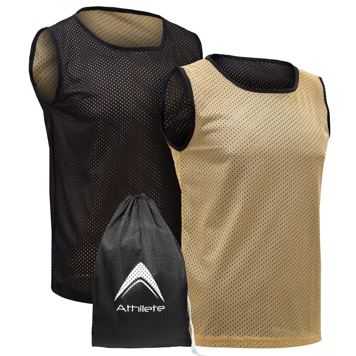 6-Pack Reversible Youth Basketball Practice Jersey Set